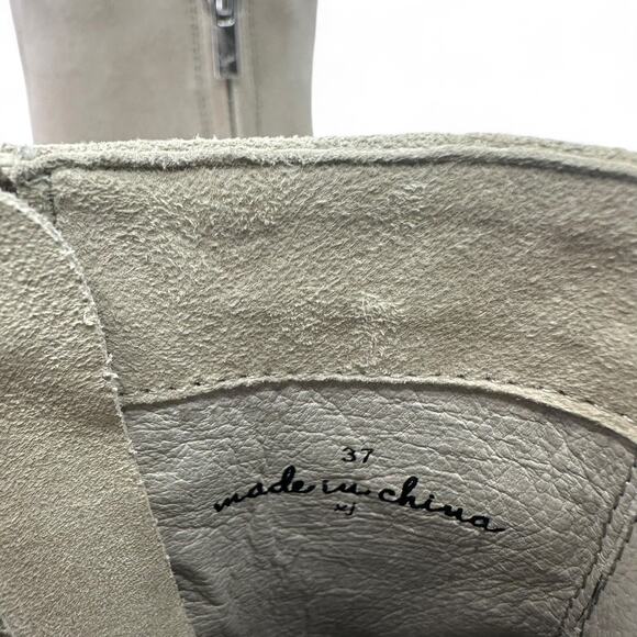 Joie Women's Laleh Bootie Size EU 37 US 7 Pale Gray Chelsea Ruffle Ankle Boot - Picture 6 of 12